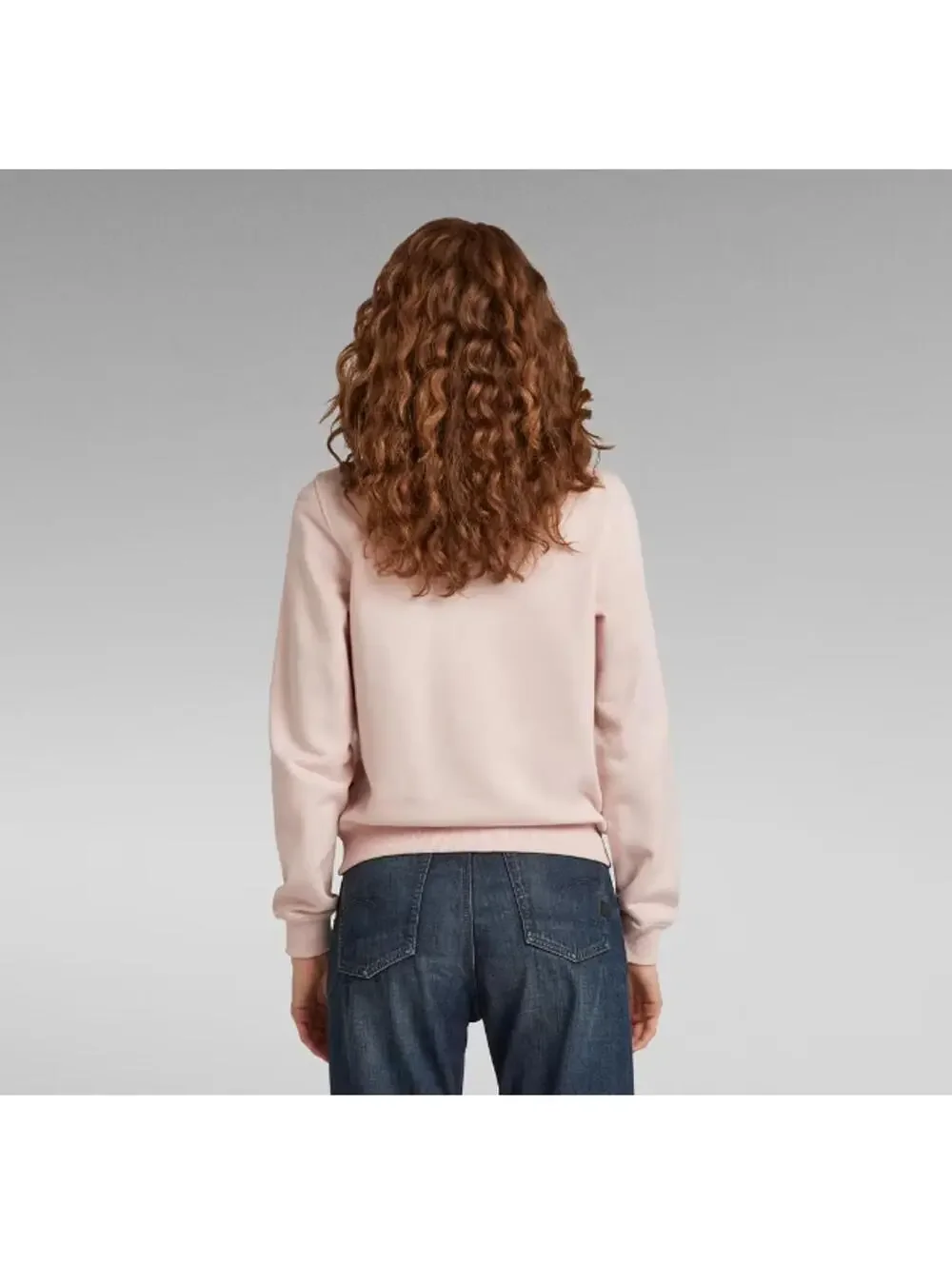 NWT G-Star RAW Anglaise Graphic Crewneck Sweatshirt Womens Pink Small $110 MSRP - Picture 3 of 8